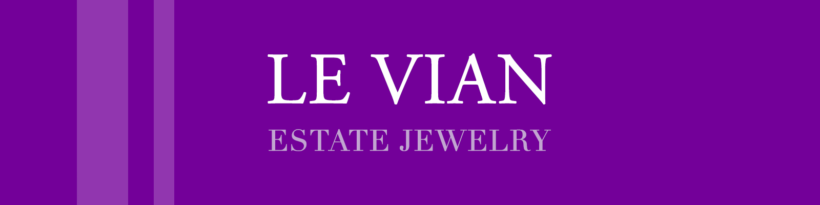 Le Vian - Estate Jewelry Banner